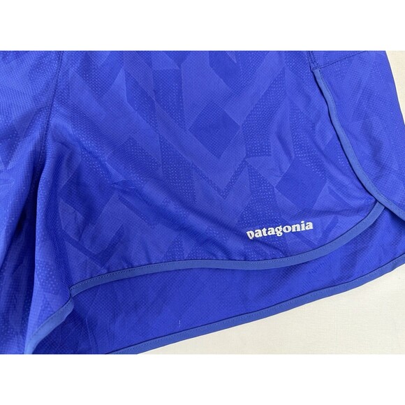 PATAGONIA WOMEN'S LINED STRIDER SHORTS 3.5 IN INSEAM BLUE SIZE LARGE - Picture 2 of 9